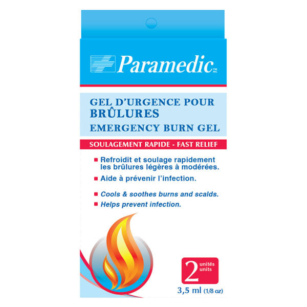 GEL D’URGENCE POUR BRÛLURE (2 SACHETS)