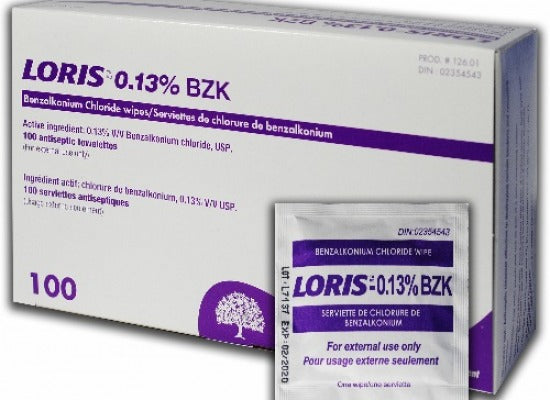 Tampons antiseptiques Benzalkonium