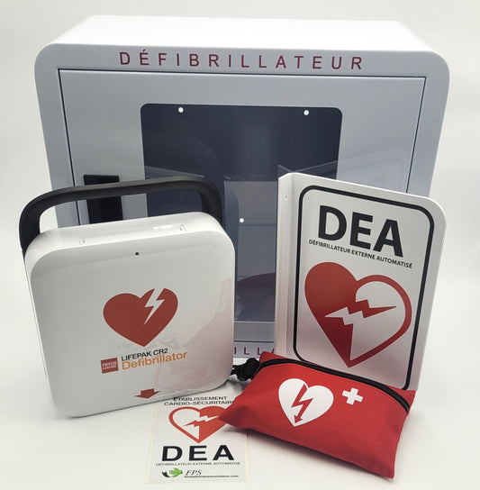 ENSEMBLE de  Défibrillateur Lifepak CR2