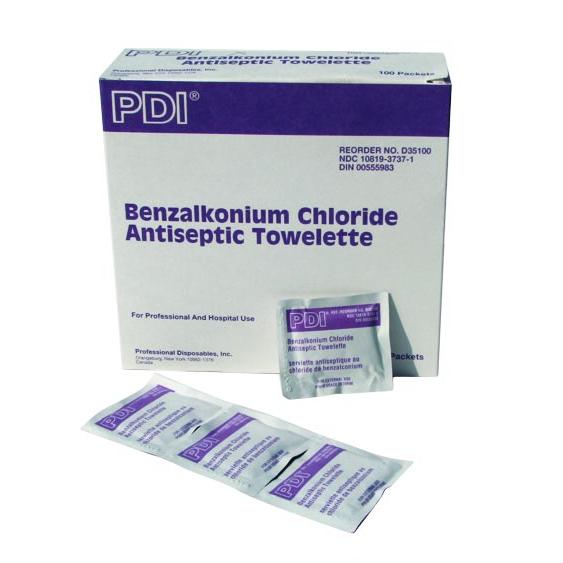 Tampons antiseptiques Benzalkonium